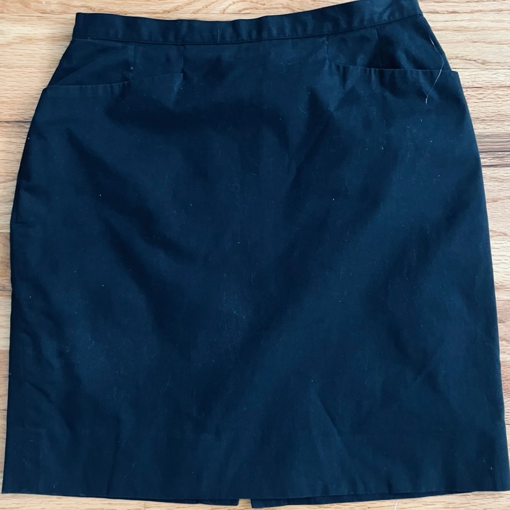 Agnes B Classic Black Women's Pencil Skirt